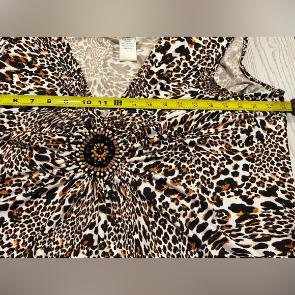 Leopard sleeveless dress, Size 20  perfect for summer days - Picture 6 of 6